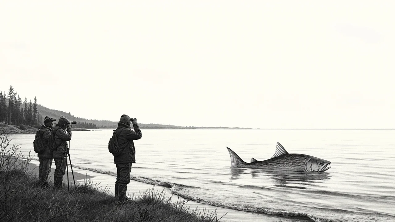 Norway Birdwatchers Spot Rare Fish in Surface Sighting