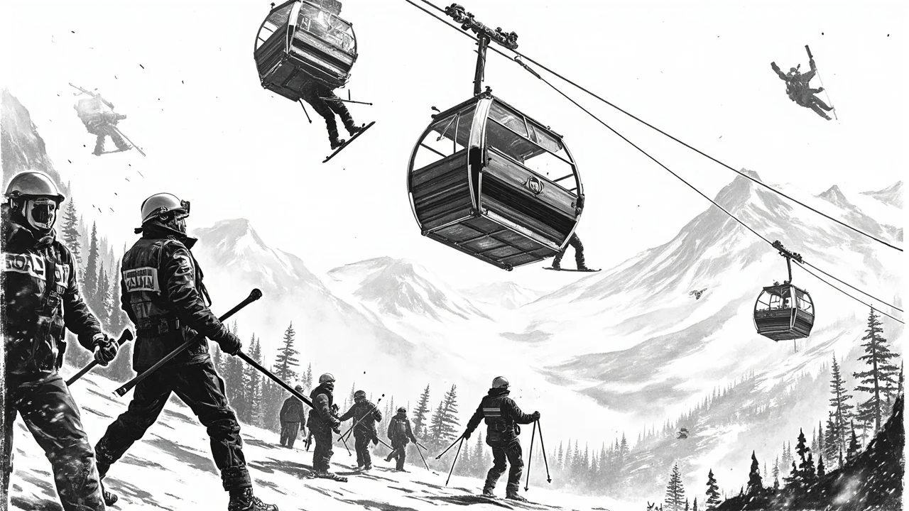 Norway Ski Gondola Rescue: 25 Lifts Evacuated