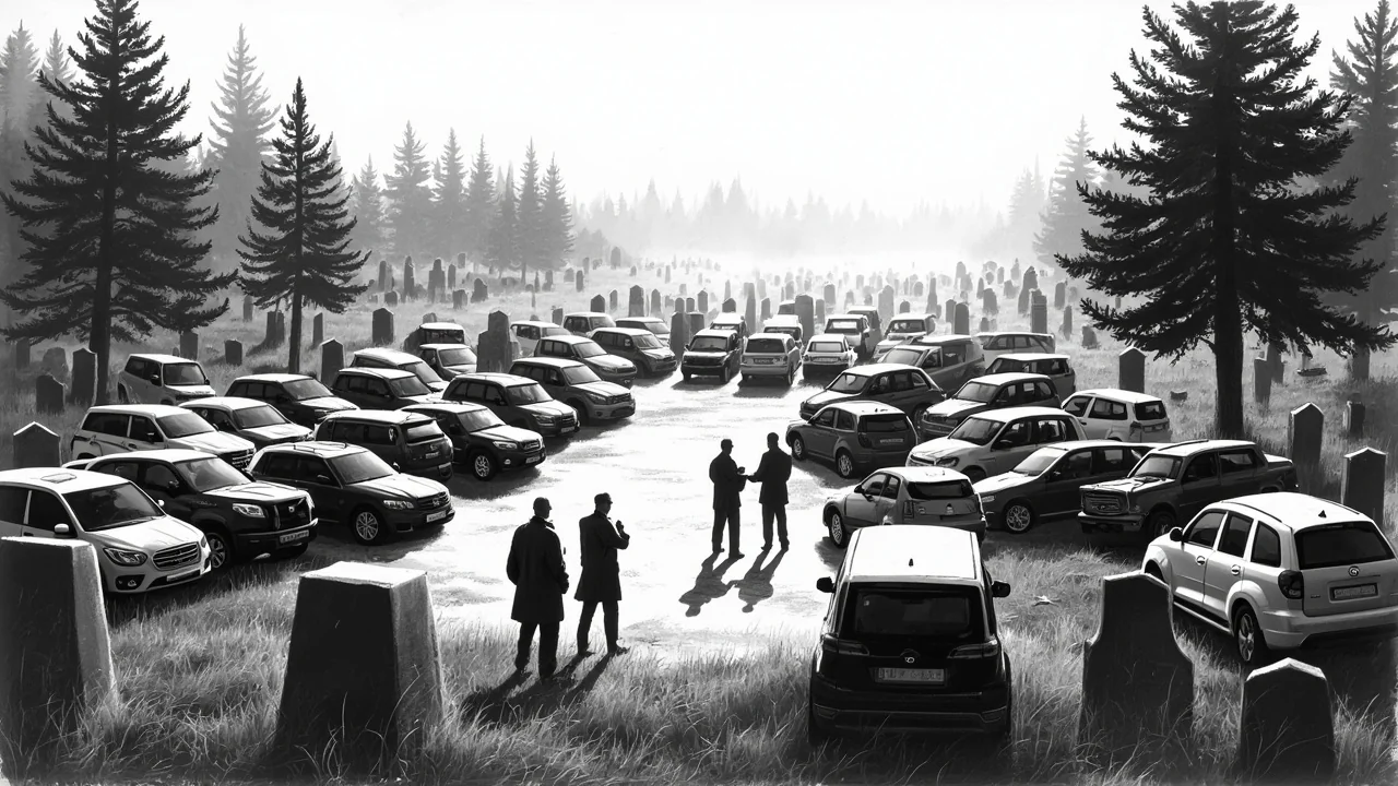 Norway Cemetery Parking Row: 50+ Cars Spark Outrage