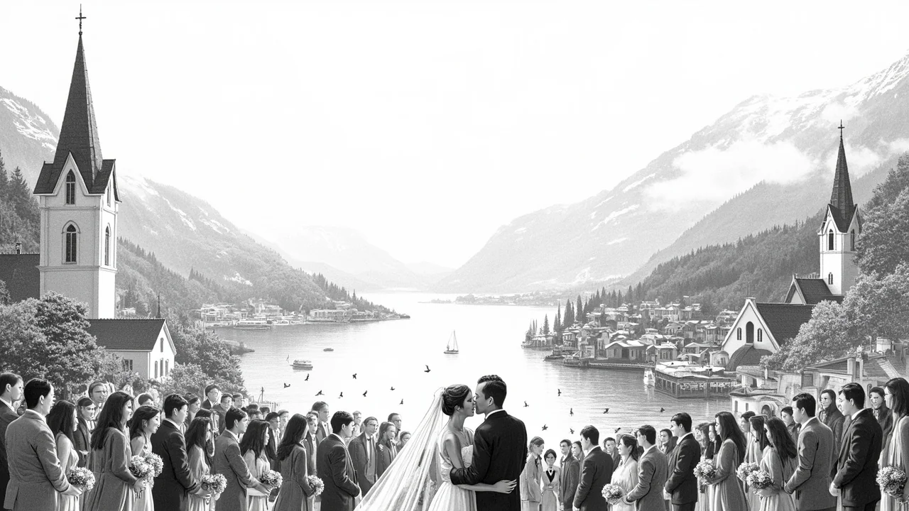 419 Couples Marry in Norwegian Churches on Valentine's Day