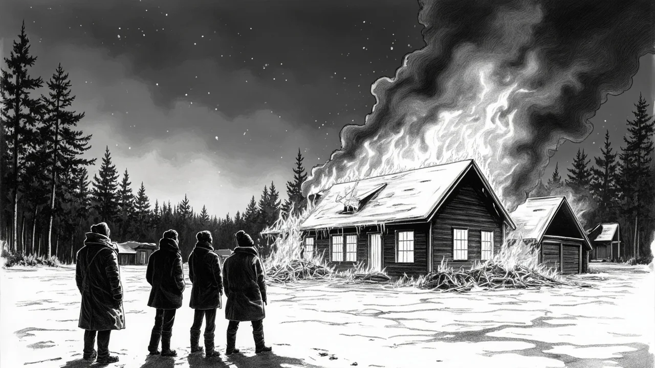 Finland House Fire Destroys Lohja Home: Police Seek Occupants