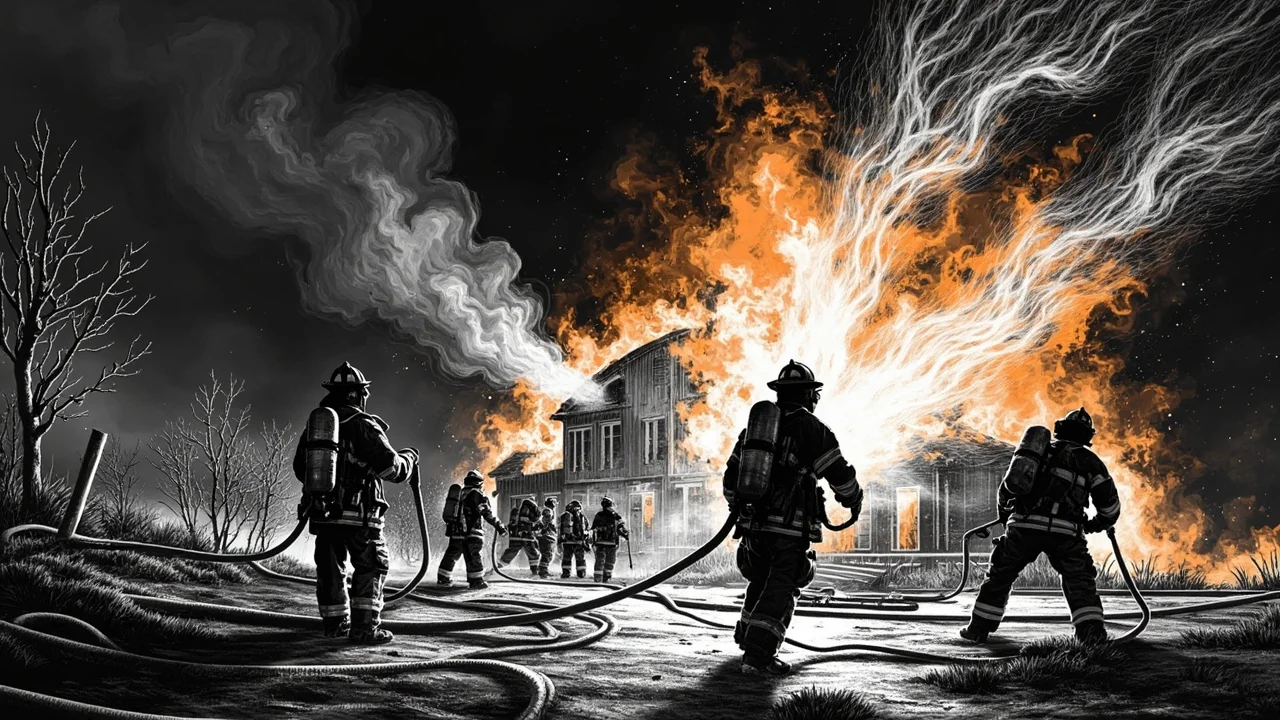 Norway Vestre Toten House Fire: Midnight Response