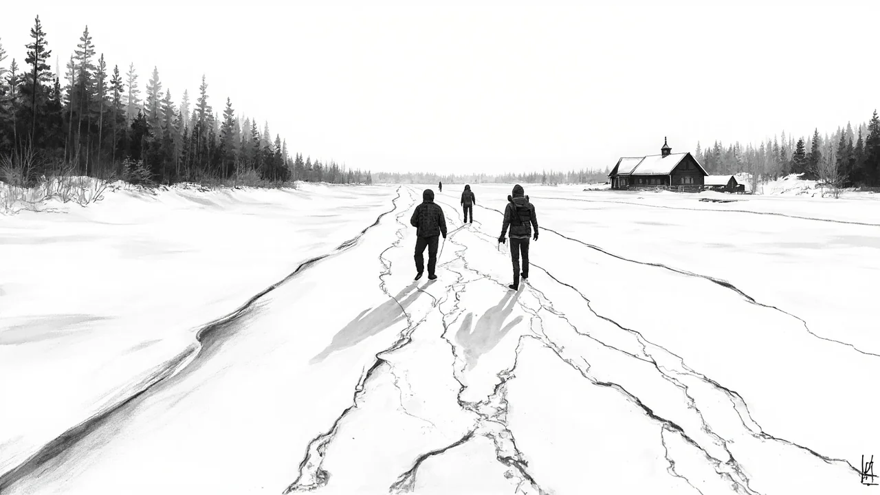 Finland's Hamari Ice Road Opens: 3km Winter Route