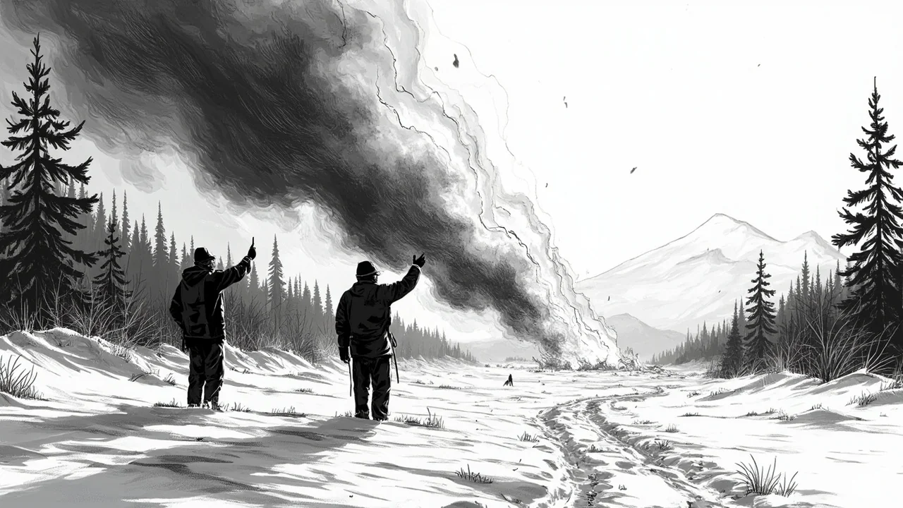 Norway Winter Wildfire Prompts Police Warning