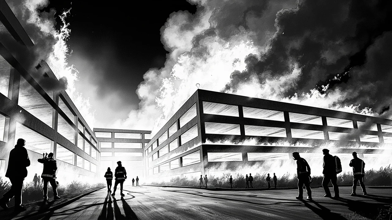 Denmark Car Fire: Herning Parking Garage Blaze