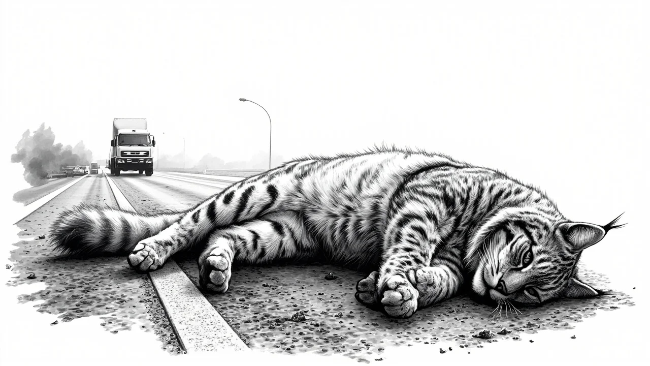 Norway Lynx Killed on E6: 1 Road Death