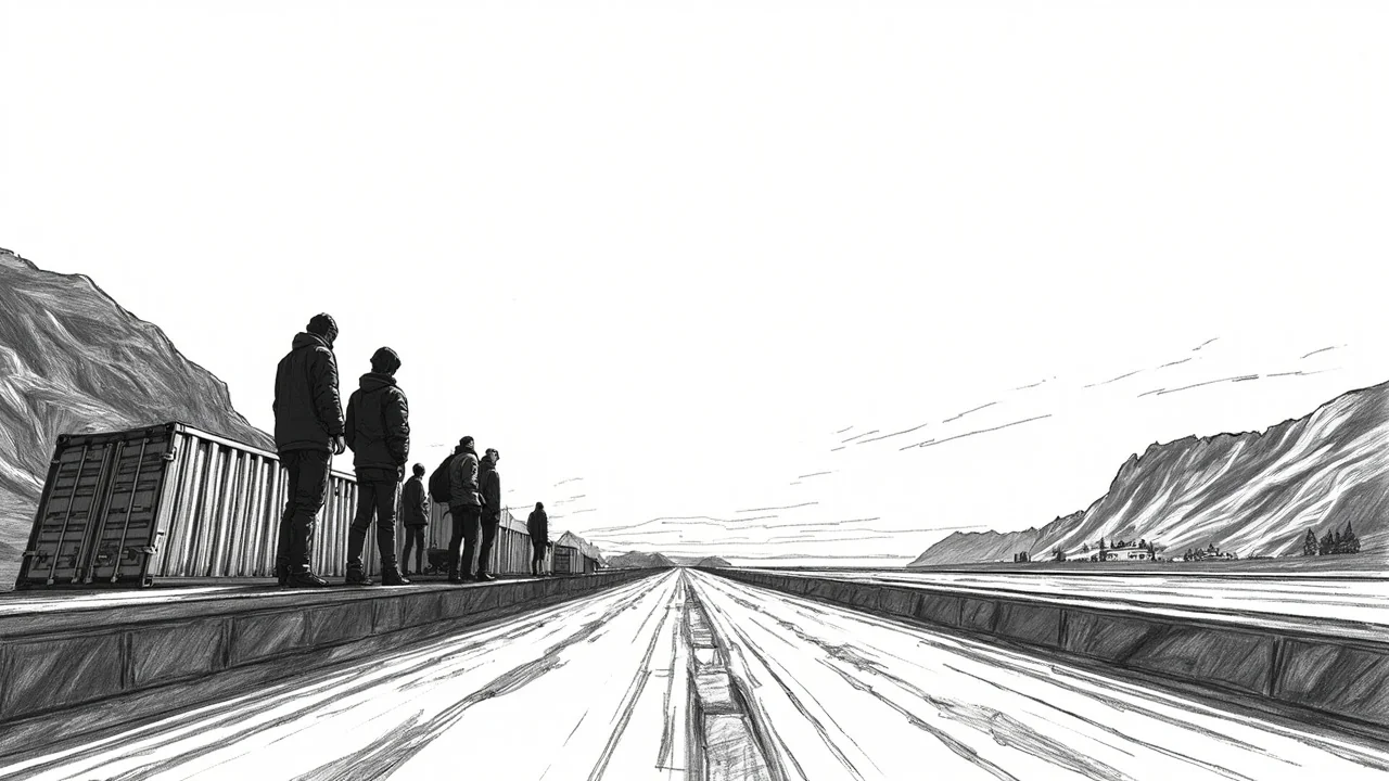 Norway's E6 Highway Blocked After Truck Accident