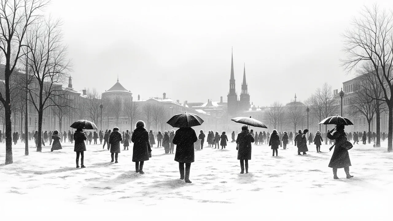 Sweden's Yellow Snow Warning: 10cm Hits Stockholm