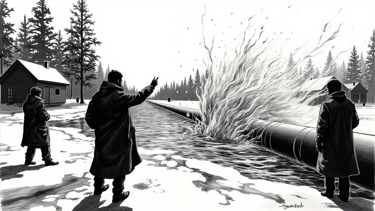 Finland Lempäälä Major Pipe Break: Water Crisis