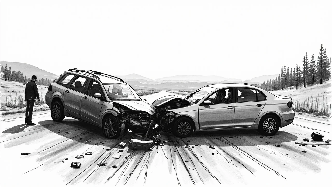 Four Injured in Head-On Crash Near Lillestrøm