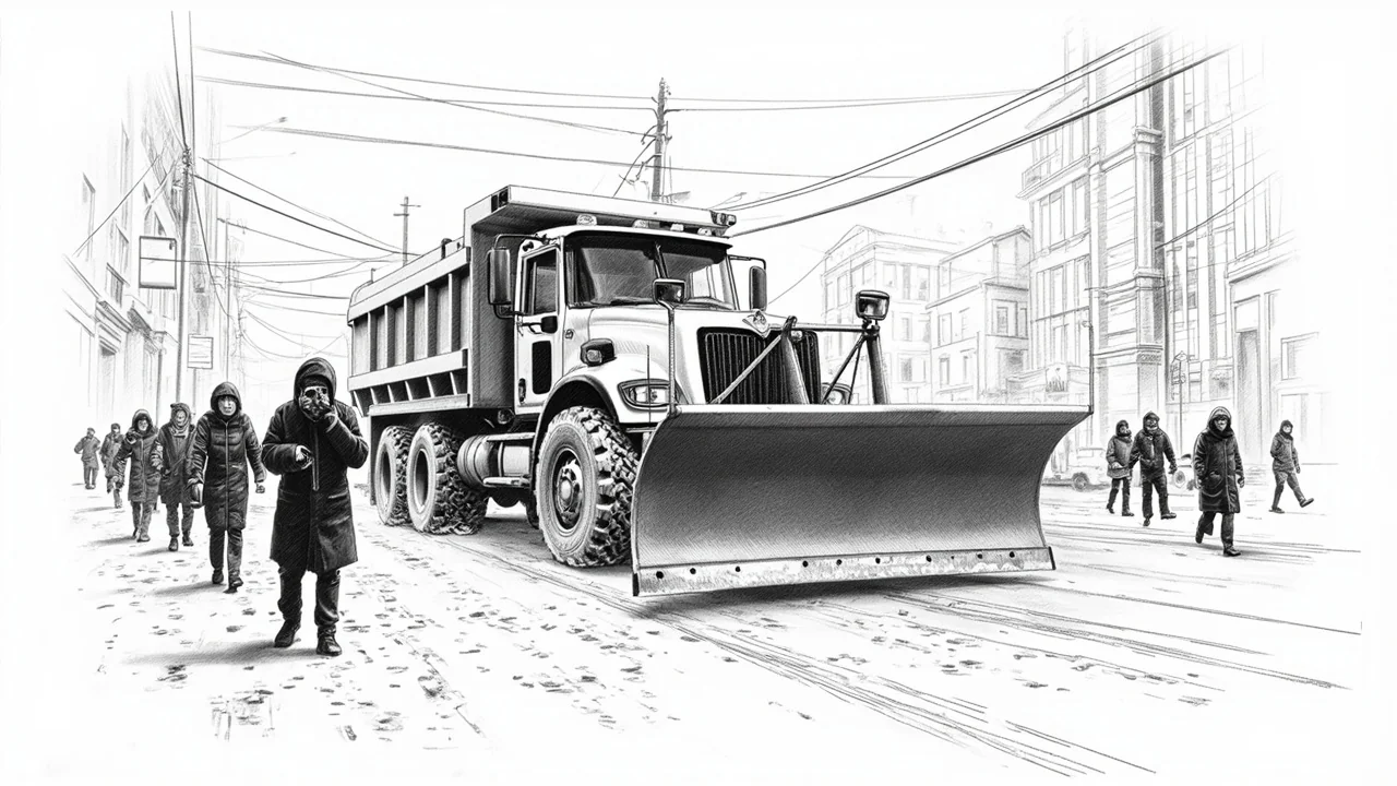 Norway Snowplow Gridlock: Oslo Transport Chaos