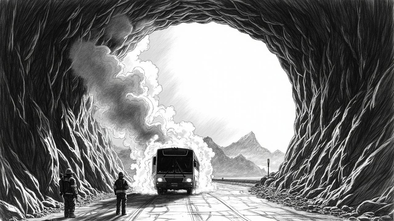 Bus Fire in Norway's Raudhammar Tunnel Sparks National Safety Debate