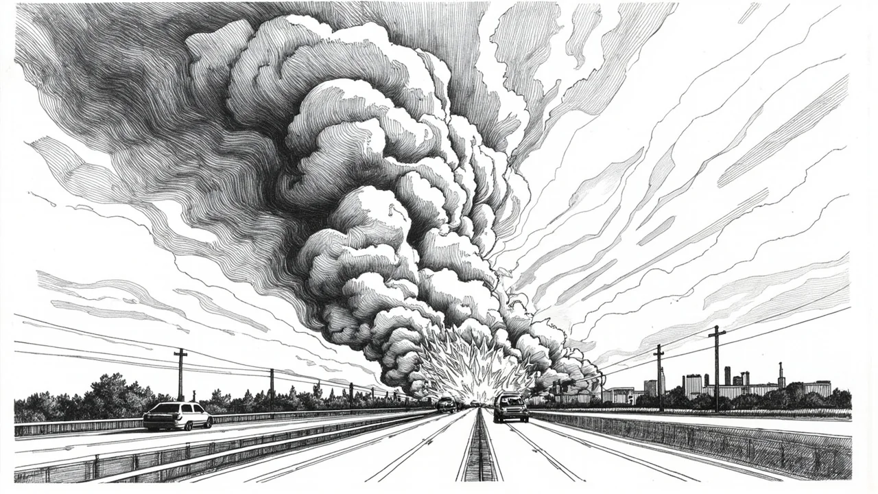 Sweden Fire: Malmö Industrial Blaze Spawns E65 Smoke