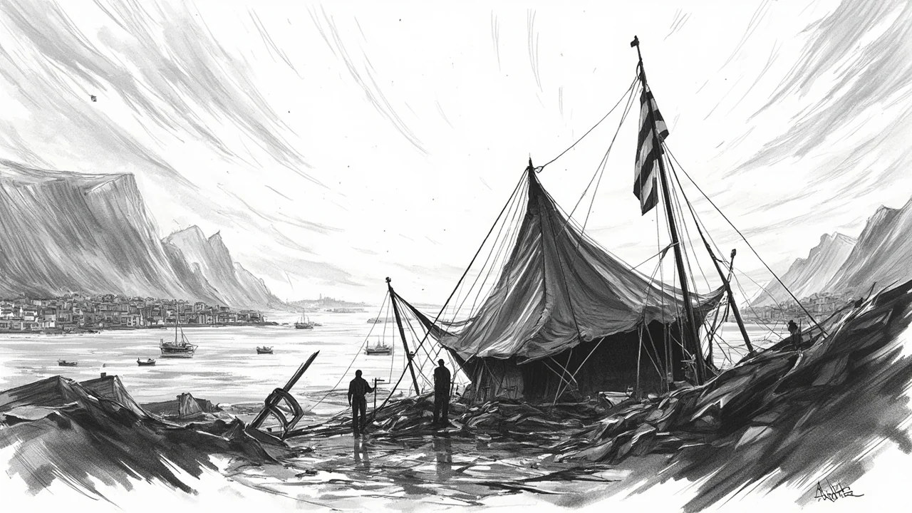 Storm Dave Traps Residents, Forces Circus Tent Takedown