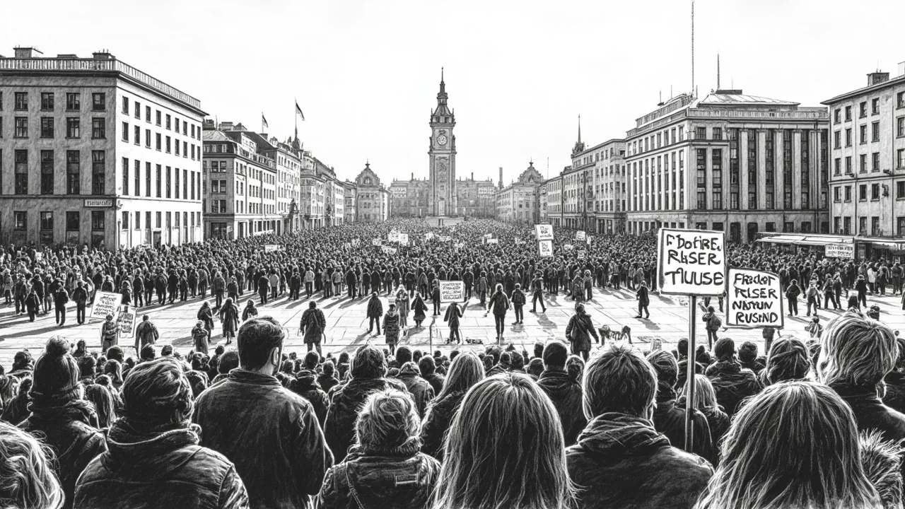 20,000 March in Stockholm Over Rising Rents
