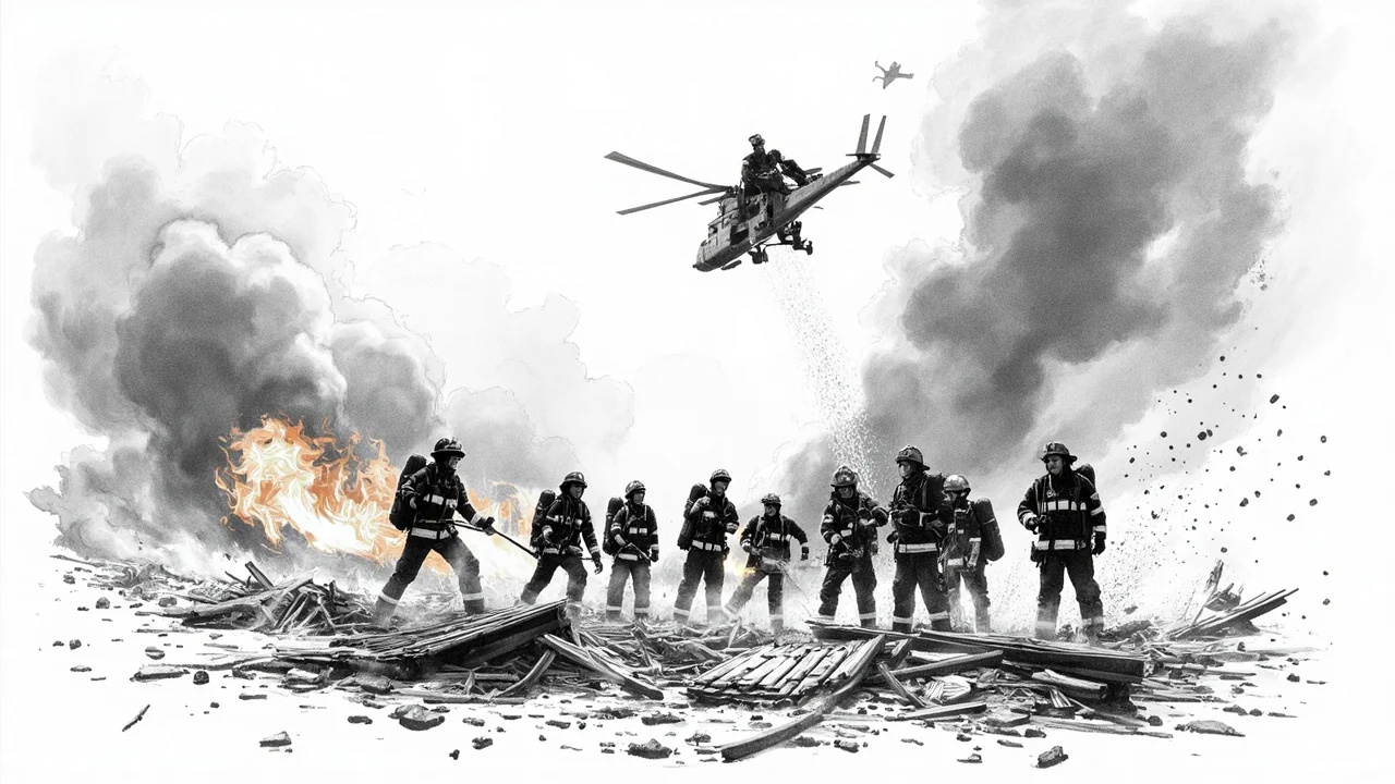 Finland Sauna Fire: 7 Rescue Units Respond