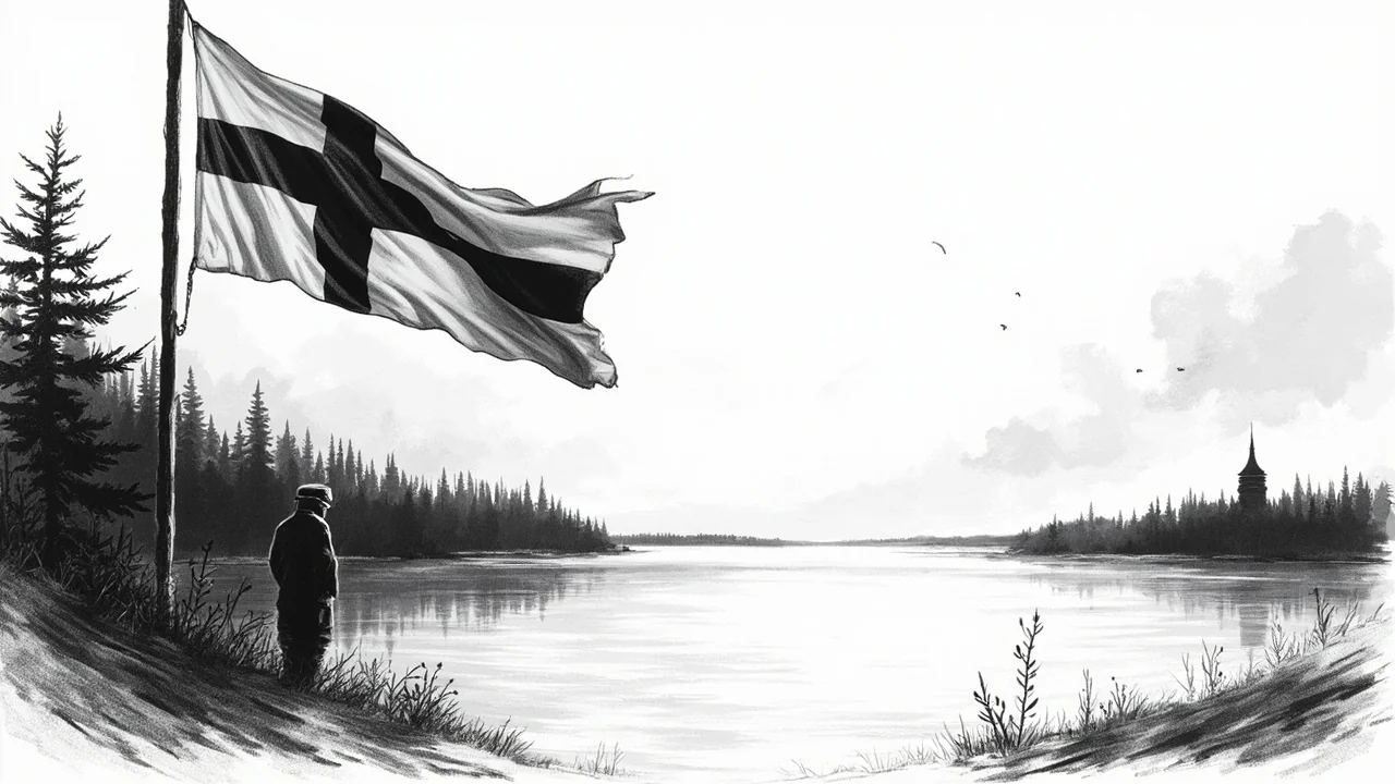 Conscript Dies at Karelia Brigade, National Flags Lowered