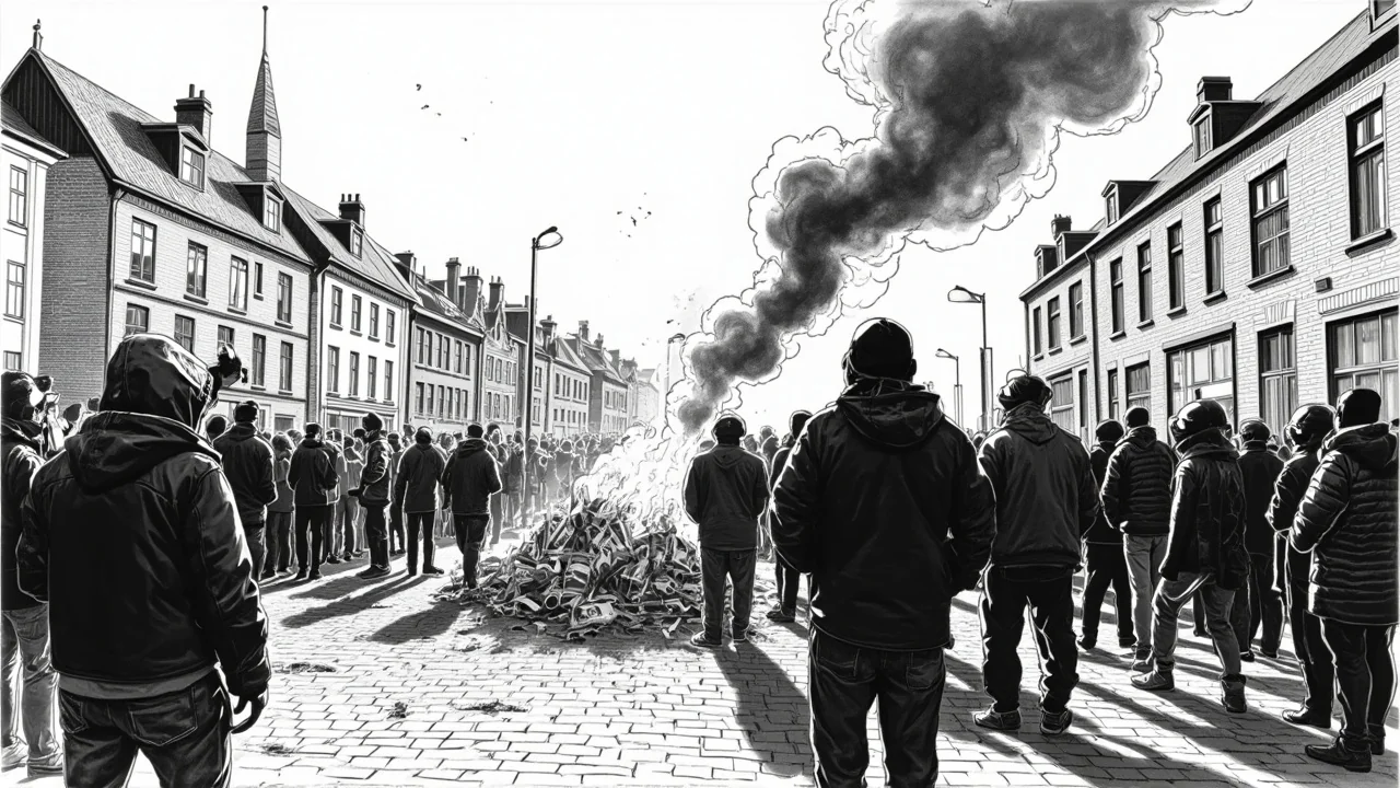 Illustration for Copenhagen Youth Center Anniversary Sparks Street Clashes