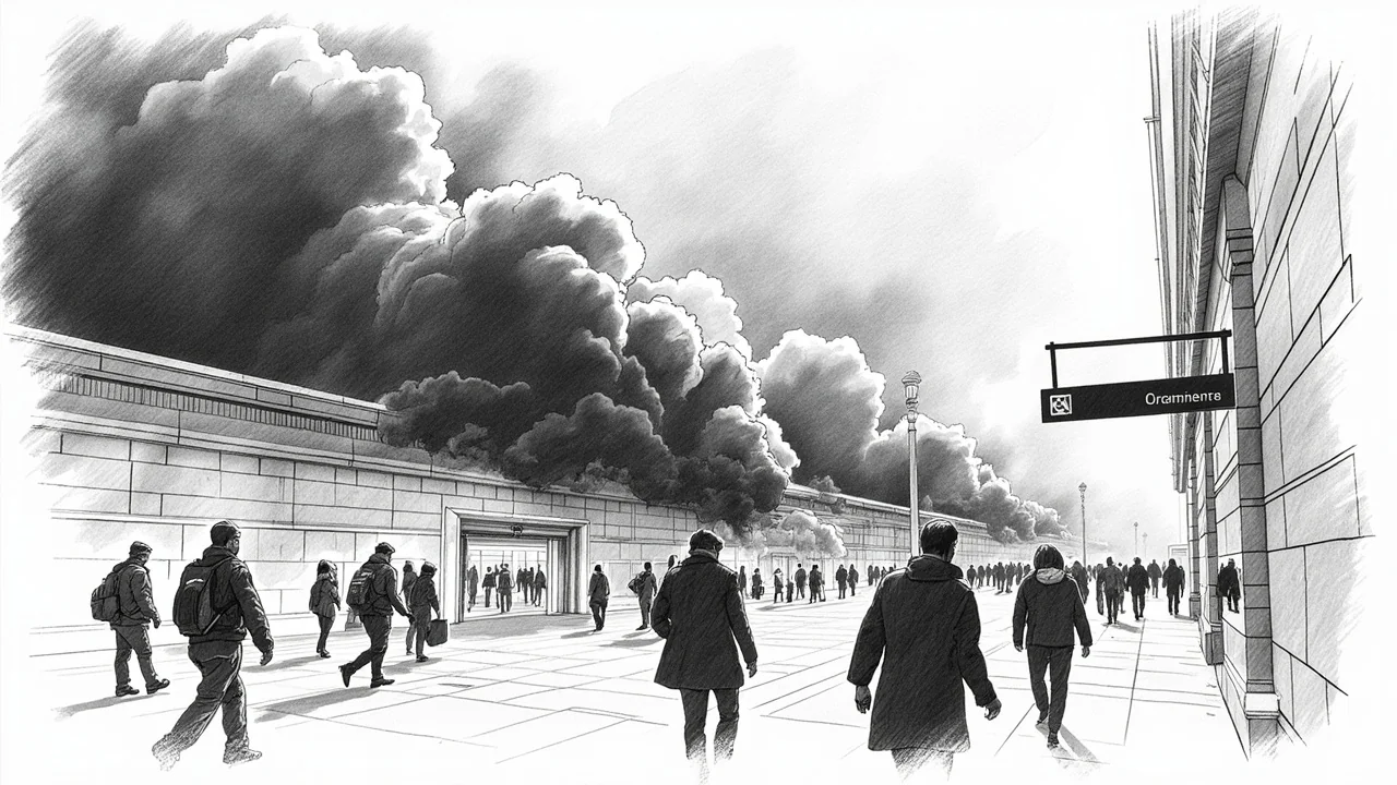 Helsinki Metro Fire at Hakaniemi Station Shuts Down Line