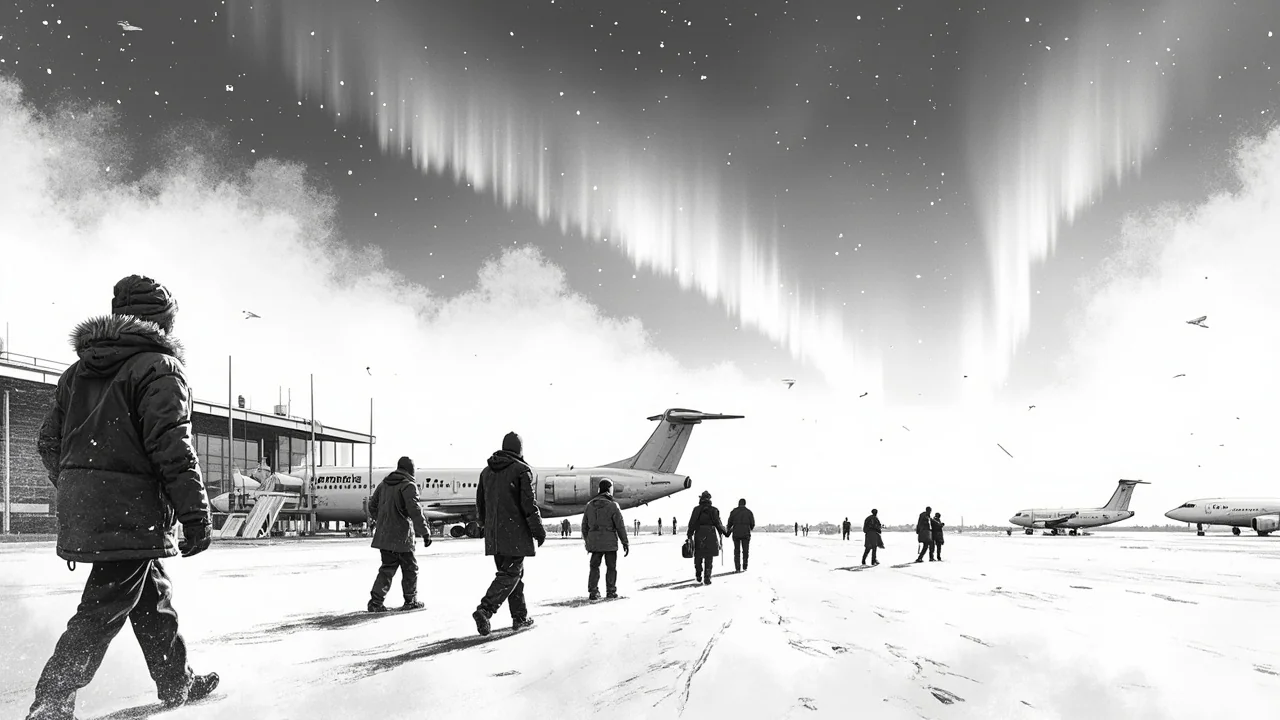 Finland's Rovaniemi Airport Crippled by Cold