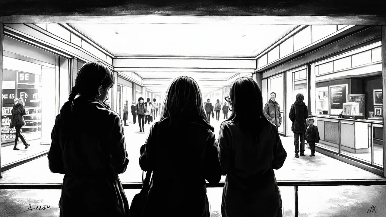 Norway Shopping Center Lock-in: 3 Girls