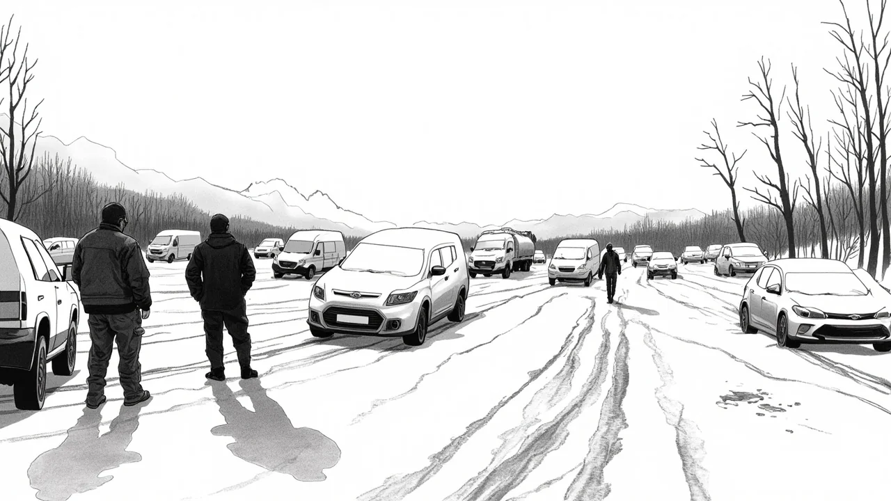 Norway's Icy Roads Strand 20+ Vehicles Amid Chaos