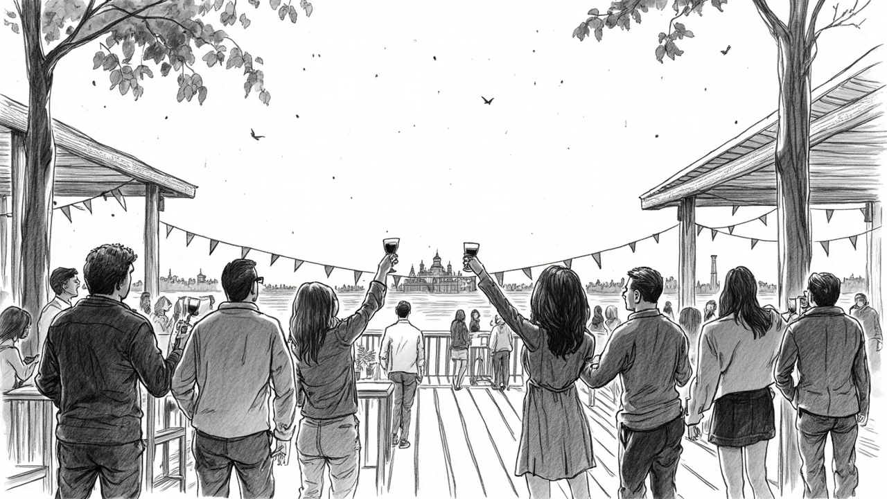 Finland Bar Expands: 2 New Parking Spot Terrace for Vappu