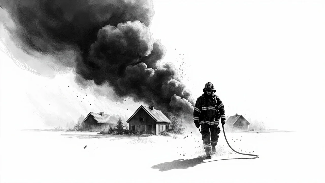 Norway House Fire Brevik: 2 Checked, Major Smoke