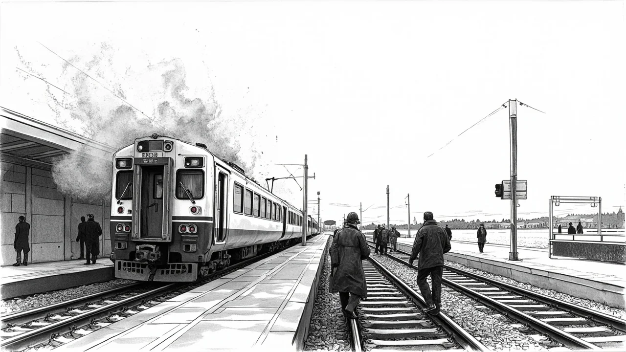 Train Evacuated After Brake Fire at Lillestrøm Station