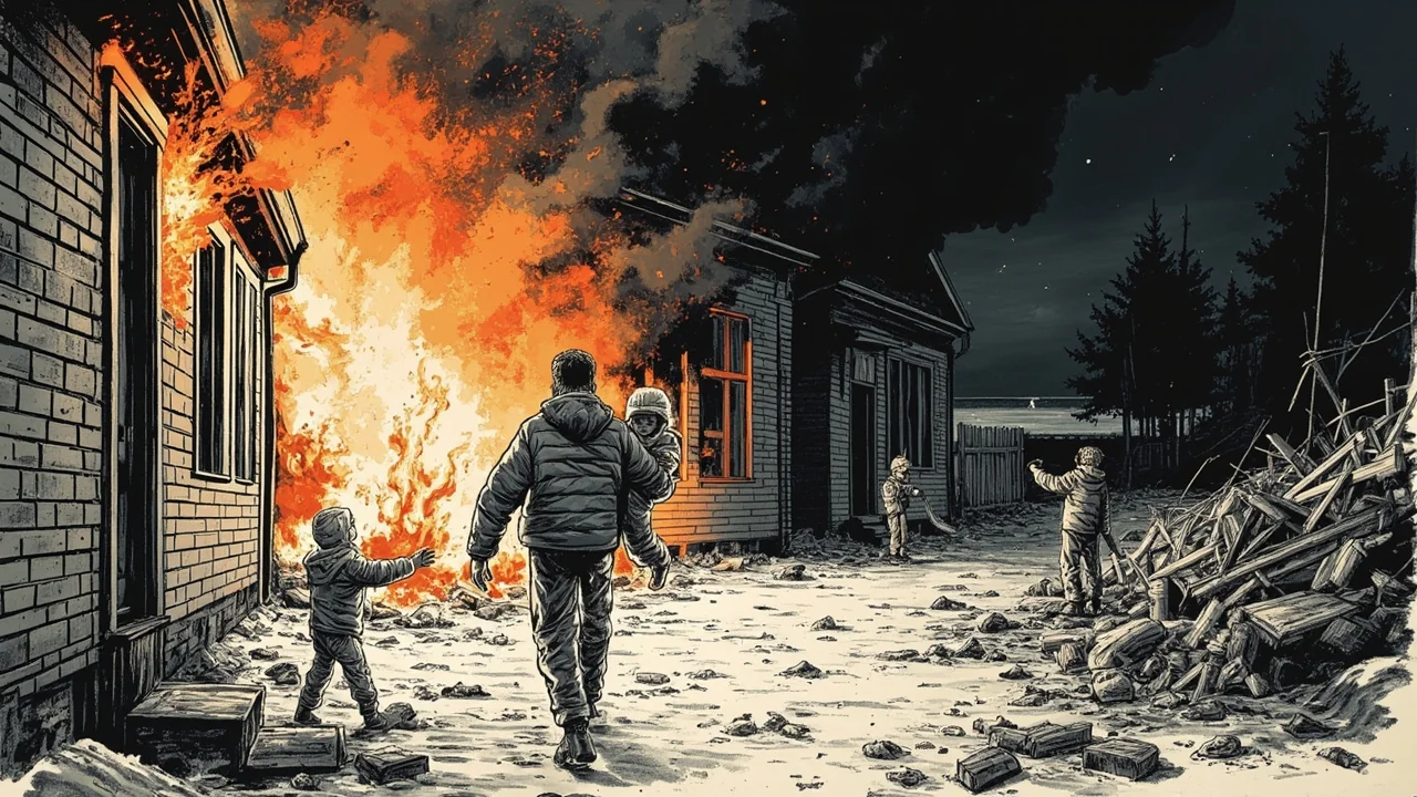 16-Year-Old Rescues Two Children From Burning Turku Row House