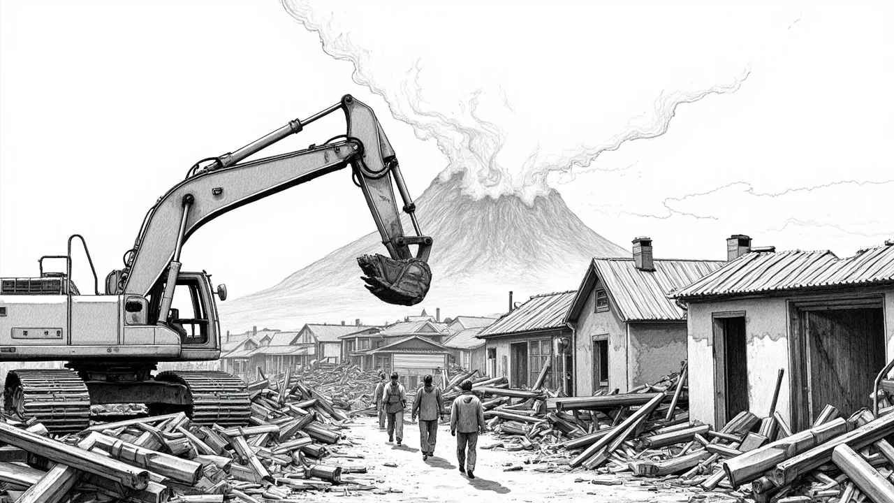 Iceland Demolishes 40 Grindavík Volcano Homes