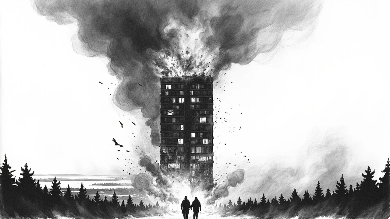 Helsinki Fire: High-Rise in Kalasatama Completely Engulfed in Flames