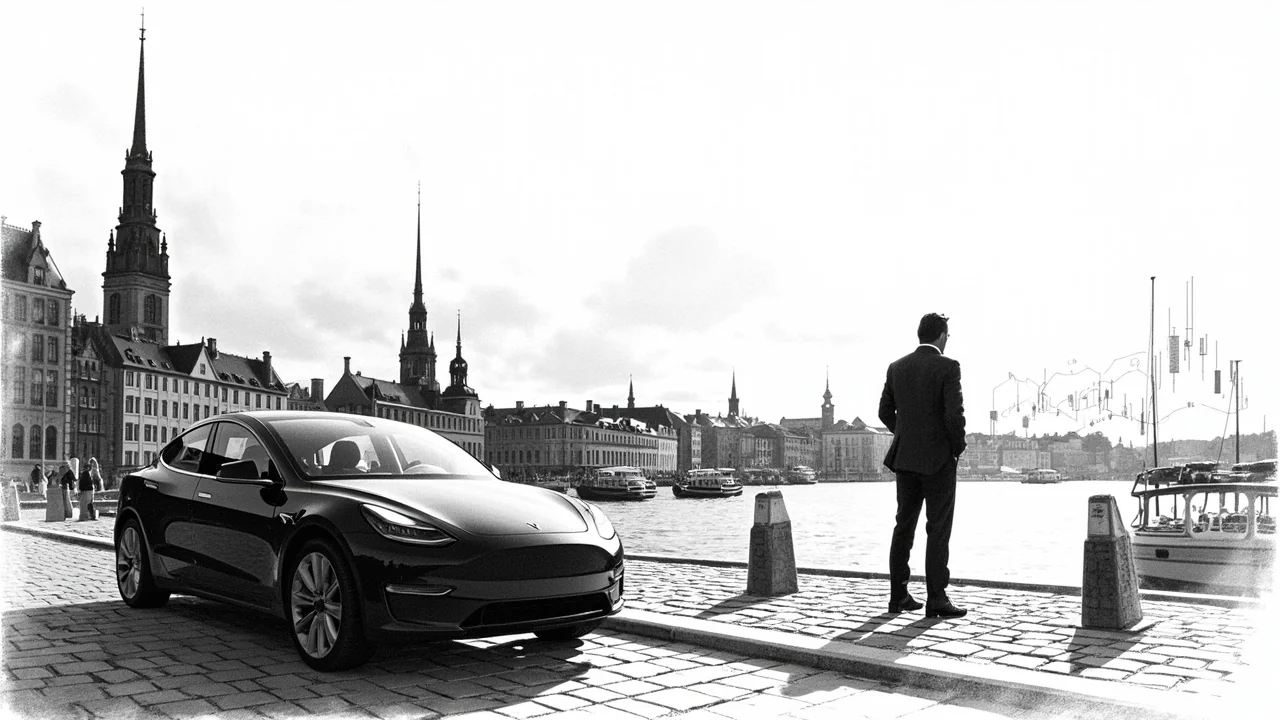 Tesla Q1 Results Land as Musk Visits Stockholm