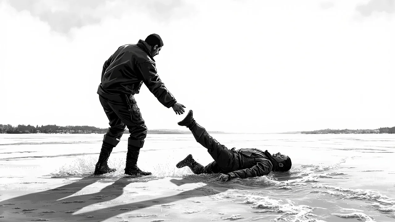 Sweden's Thin Ice Rescue: 1 Person Saved