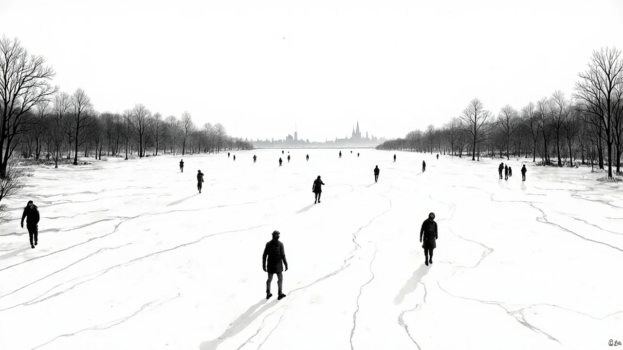 Skating Lakes Close Due to Thin Ice in Odense