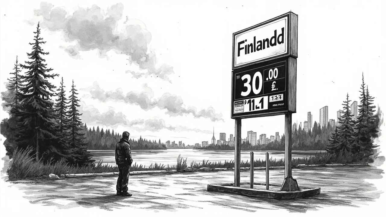 Finnish Fuel Price Hits 3 Euros Per Litre Milestone