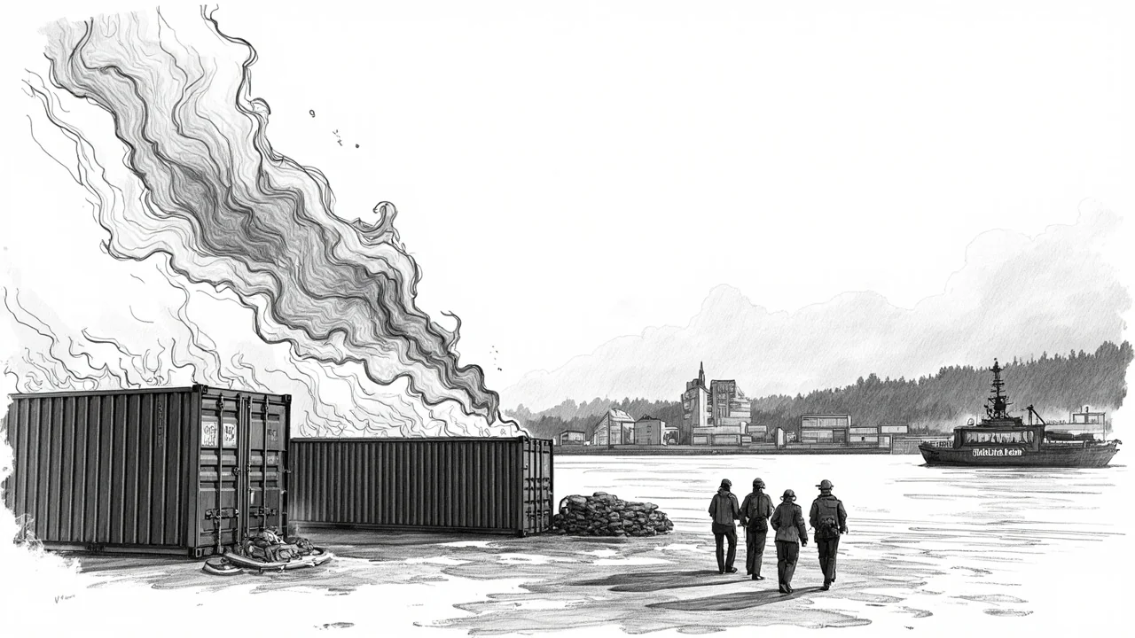 Norway Police Roundup: Container Fire in Trondheim