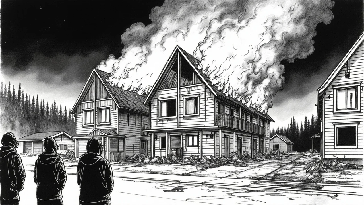 Row House Fire in Turku Destroys Three Apartments