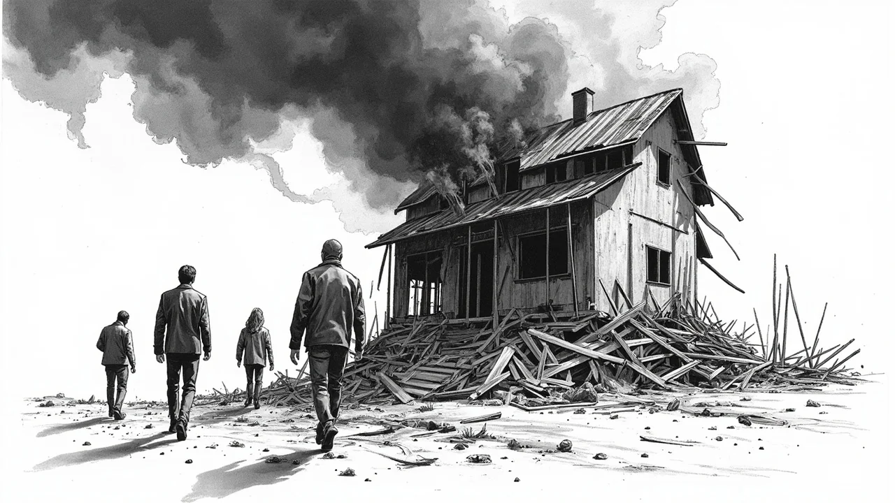 Norway Hitra House Fire: 4 Escape Unharmed