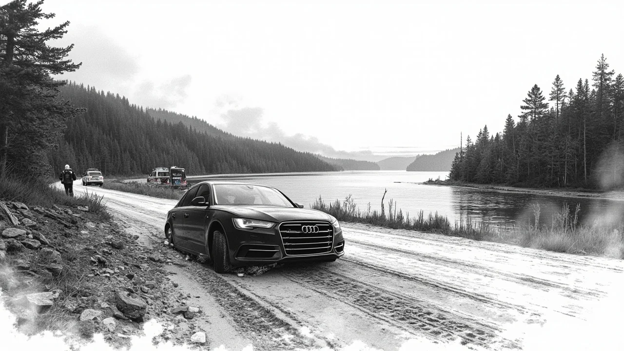 Car Veers Off Road in Jämsä, No Injuries Reported