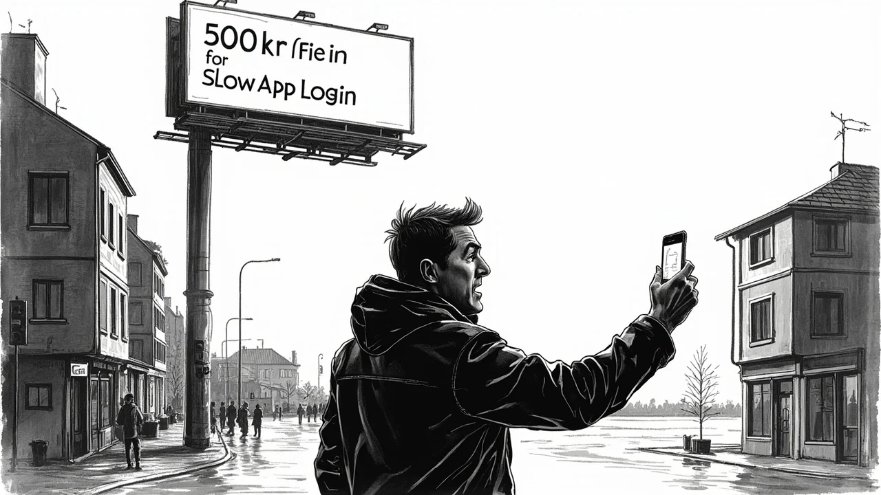 Norway Fines Drivers 500 Kr For Slow App Login