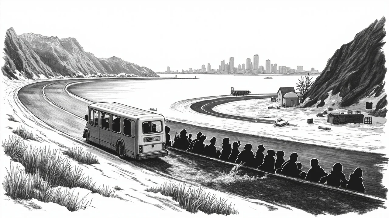 Driver Loses License After Dangerous Minibus Rides Near Tromsø Airport