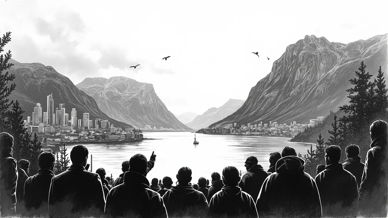 Illustration for Norway Labor Unions Demand 4% Wage Hike Amid Inflation Surge