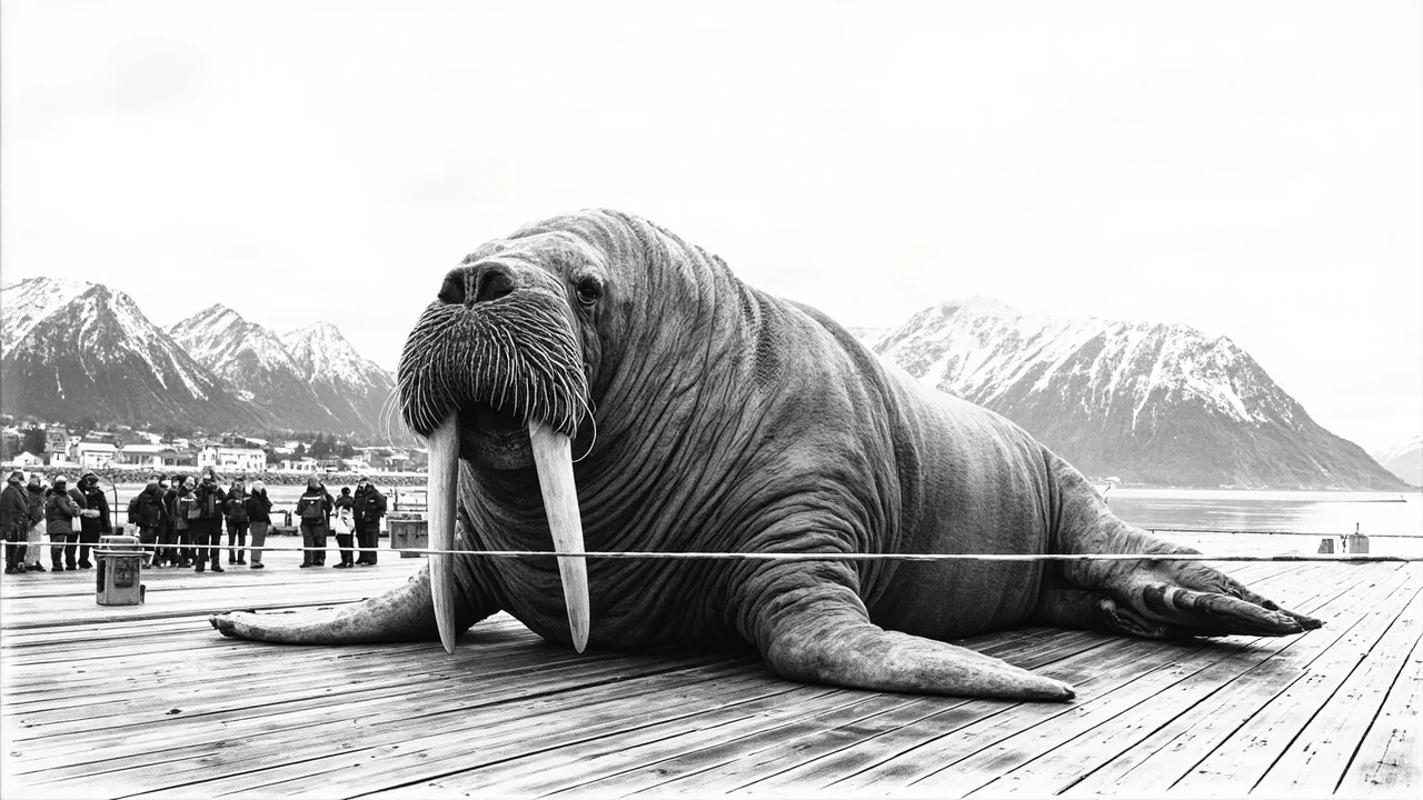 Illustration for Norway Police Cordon Marina Walrus After Tourist Incidents