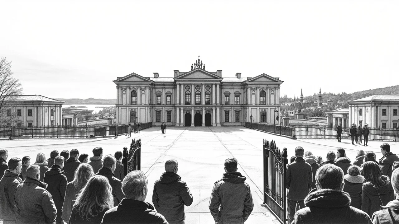 Editorial illustration for Norway Royal Palace opens: ticket sales forecast millions