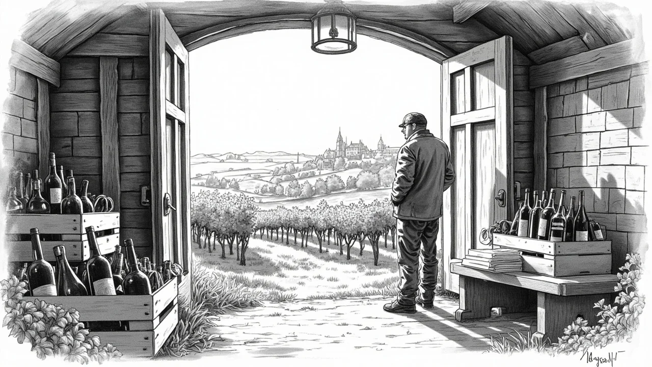 Illustration for Swedish Wineries Sell 65,000 Liters in First Farm Sales Year